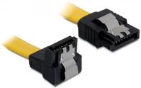 Delock 82811 Sata 3 f/f adatkábel 0.5m le/egyenes sárga kép