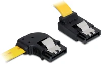Delock 82837 Cable sata 6 gb/s left/up metal 50cm kép