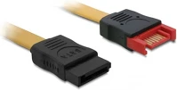Delock 82854 Sata 3 m/f adatkábel 0.5m sárga kép