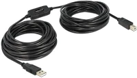 Delock USB 2.0 B Usb-a 2.0 -> usb-b 2.0 m/m adatkábel 11m fekete kép