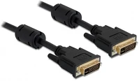 Delock 83112 Dvi-i m/m video jelkábel 3m fekete kép