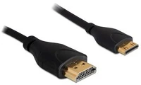 Delock C-MALE Hdmi 1.4 -> hdmi mini c m/m video jelkábel 1m lapos kép