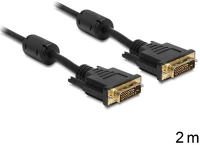 Delock 83190 2 méter dvi 24+1 pin apa/apa kábel kép