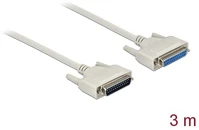 Delock 83209 D-sub 25pin -> d-sub 25pin m/f adatkábel 3m bézs kép