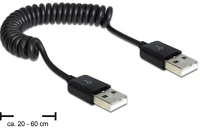 Delock 83239 Usb 2.0-a apa / apa tekercselt kábel kép