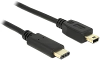 Delock 83336 Usb-c -> usb-b 2.0 mini m/m adatkábel 2m fekete