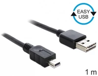 Delock 83362 Easy-usb 2.0 -a apa > usb 2.0 mini apa kábel, 1 m kép