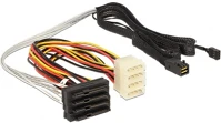 Delock 83391 Sorosan kapcsolt scsi (sas) kábel 1 m többszínű kép