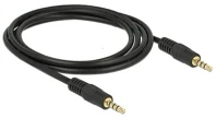 Delock GT; Kábel -  (3.5mm jack, 4 pin, apa/apa, 2m) kép