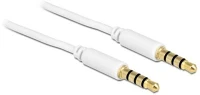Delock GT; Cable stereo jack 3.5 mm 4 pin male > male 1m kép