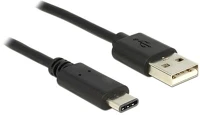 Delock 83600 Usb type-c 2.0 - usb2.0 a black 1m kép