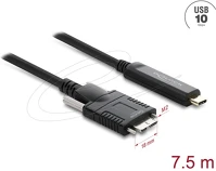 Delock 83629 aktív optikai kábel usb 10 gbps usb type-c  apa > usb 10 gbps micro-b kép