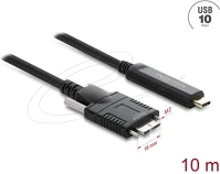 Delock 83632 aktív optikai kábel usb 10 gbps usb type-c  apa > usb 10 gbps micro-b kép