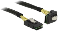 Delock 83642 Sas mini sff-8087 m/m adatkábel 1m egyenes/90° kép
