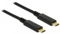 Delock 83668 Usb-c (apa - apa) kábel 2m - fekete kép