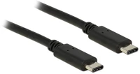 Delock 83673 Usb type-c 2.0 - usb type-c 2.0 black 1m kép