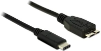 Delock 83677 Usb-c -> usb-b 3.1 micro m/m adatkábel 1m fekete