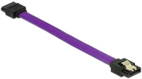 Delock 83688 Sata 6 gb/s cable 10cm violet kép