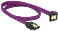 Delock 83696 Sata 3 f/f adatkábel 0.5m le/egyenes premium lila kép