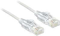 Delock 83780 Rj45 cat6 utp m/m adatkábel 0.5m slim fehér kép