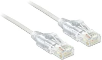 Delock 83781 Rj45 cat6 utp m/m adatkábel 1m slim fehér kép