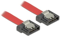 Delock 83837 Sata 6 gb/s cable 100cm red flexi kép