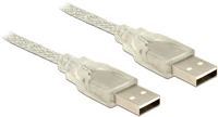 Delock 83890 Usb 2.0 a (apa - apa) kábel 3m - áttetsző kép