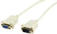Delock 84016 Serial rs-232 m/f adatkábel 5m fehér kép