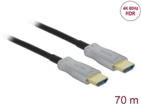 Delock 84136 Optical hdmi 2.0 -> hdmi 2.0 m/m aktív video kábel 70m fekete kép