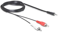 Delock GT; 2X Dc jack 3.5 mm apa > 2 x rca apa 5 m audio kábel kép