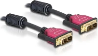 Delock 84345 Dvi-d m/m video jelkábel 2m fekete kép