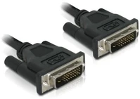 Delock 0.5M, APA/APA Dvi 24+1 kábel, 0.5m, apa/apa kép
