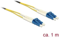 Delock 84599 Lc duplex -> lc duplex m/m adatkábel 1m sárga singlemode os2 kép