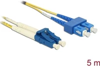 Delock 84802 Kábel, optikai szálas lc duplex > sc duplex egyszeres os2, 5 m kép