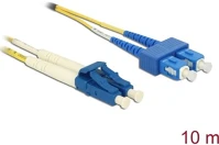 Delock 84881 Kábel, optikai szálas lc duplex > sc duplex egyszeres os2, 10 m kép