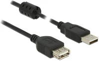 Delock A-TÍPUSÚ 3m, 2xusb 2.0-a usb kábel usb 2.0 usb a fekete kép