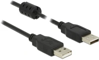 Delock 84890 Usb-a 2.0 - usb-a 2.0 m/m adatkábel 1.5m fekete kép