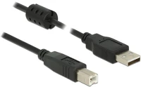 Delock 2M, USB 2.0-A/USB 2.0-B Usb-a 2.0 -> usb-b 2.0 m/m adatkábel 2m fekete kép