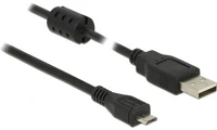 Delock 84900 Usb-a - usb micro b (apa - apa) kábel 0.5m - fekete kép