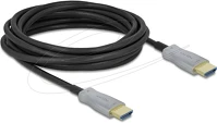 Delock 84959 Aoc hdmi 2.0 -> hdmi 2.0 m/m aktív video kábel 5m fekete-szürke kép