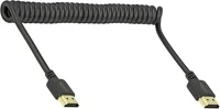 Delock 84967 Kábel -  hdmi feltekert kábel 4k 60 hz kép