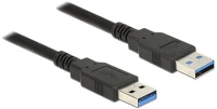 Delock 85062 Usb-a 3.0 - usb-a 3.0 m/m adatkábel 2m fekete kép