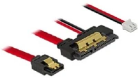 Delock 22PIN F/F Sata 3 power 2pin -> sata 22pin f/f adatkábel 0.1m kép