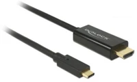 Delock 85258 Usb-c -> hdmi video kábel 1m fekete kép