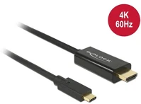 Delock 85291 Delock 85291 HDMI - USB-C (apa - apa) kábel 2m - Fekete