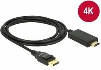 Delock 85319 Displayport 1.2 -> hdmi 1.4 m/m video jelkábel 5m fekete