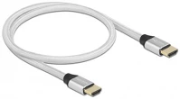 Delock 85365 Certified hdmi 2.1 -> hdmi 2.1 m/m video kábel 0.5m ezüst kép