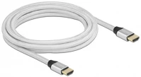 Delock 85368 Hdmi kábel 3 m hdmi a-típus (standard) ezüst kép