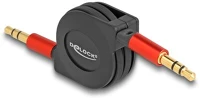 Delock 85369 Visszahúzható audio kábel 3,5 mm 3 tűs sztereo jack apa apa 90 cm kép