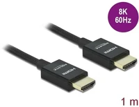 Delock 85384 Hdmi 2.1 -> hdmi 2.1 m/m video kábel 1m fekete kép